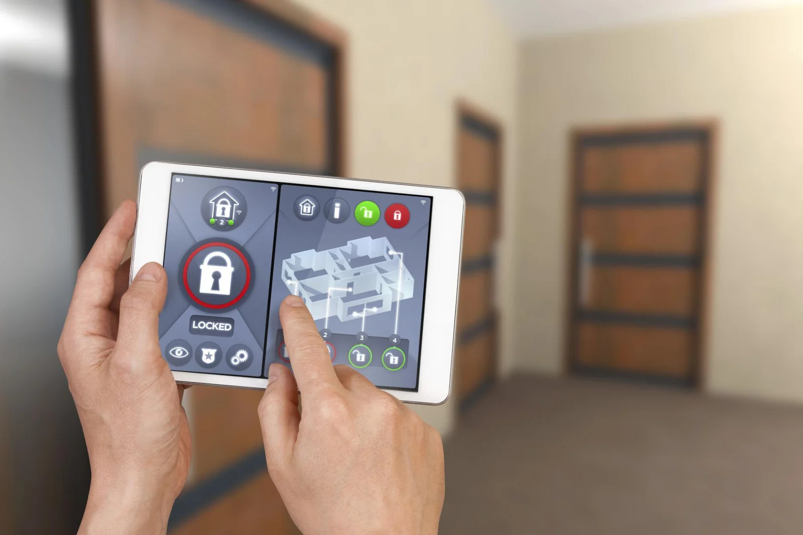 Integrated low voltage systems connected to network infrastructure